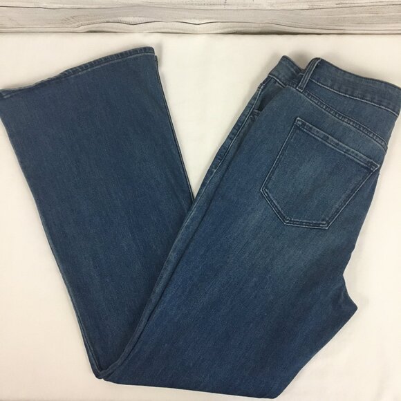 Old Navy Jeans Wow Flare High Rise Blue Women's 10 - Picture 2 of 13